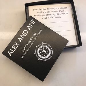 NWT Alex and Ani Take the Wheel New Journey Bangle